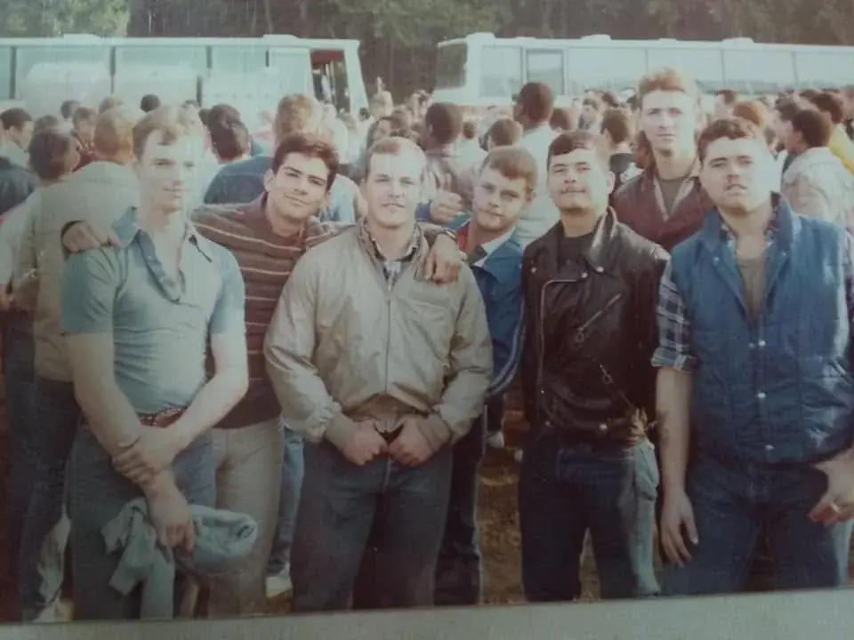 Reforger 1984 &mdash; first pass in Amsterdam after 30 days in the field